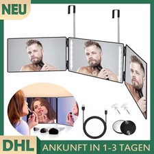 Glas Hang Spiegel mit Licht