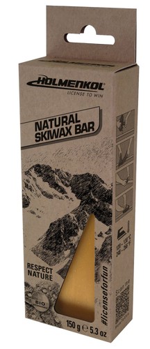 Holmenkol natural skiwax - natural, bar