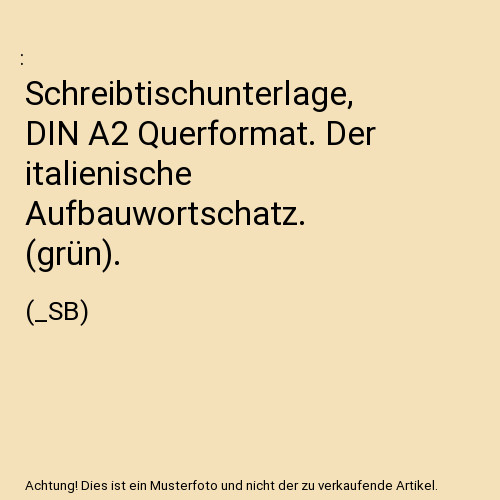 Schreibtischunterlage din a2 - din,