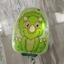 Dino Koffer Grün für Kinder mit Rollen .zum ziehen