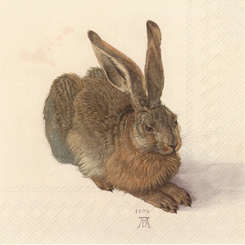 Servietten dürer hase - 20,