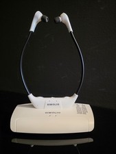 SIMOLIO Digitaler Funkkopfhörer für TV SM-823D Pro mit Ladestation 