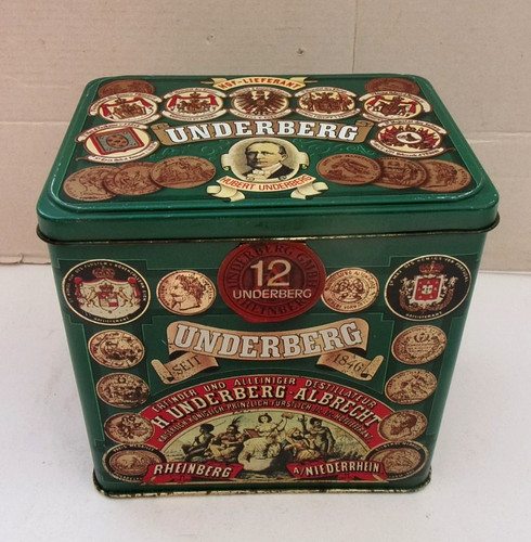 Alte underberg blechdose - underberg,