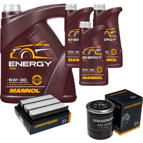 Inspektionspaket mannol - inspektionspaket, 8l