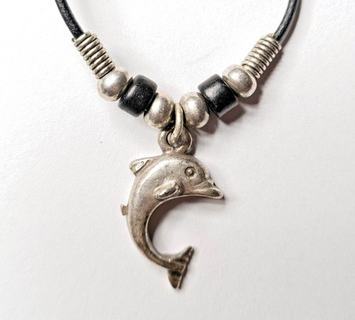 Kette delfin delphin schwarze - kette,