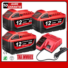 12ah akku für milwaukee m18 - akku,