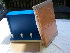 Ikea Garderobe 2 x mit Haken + Ordnungsfach  blau +  orange