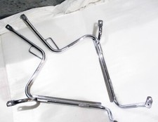 ORIGINAL BMW R 65 80 100 Monolever Kofferhalter Satz chrom Boxer ab 1985