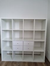 Ikea Kallax Regal weiß mit Schubläden