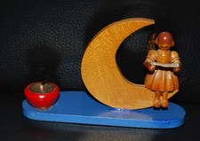 Kerzenhalter blau - Engel mit