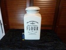 Vorratsdose v. Butlers "MRS. WINTERBOTTOM'S" für Mehl Flour Keramik