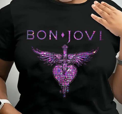 Bon jovi shirt damen - jovi, t-shirt,