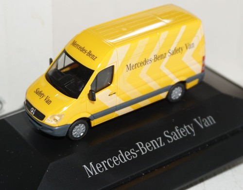 Herpa mercedes benz safety van - herpa, mercedes-benz