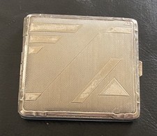 Hübsches antikes Alpacca   Zigaretten Etui