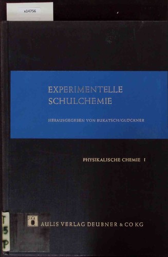Experimentelle schulchemie - experimentelle,