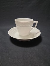KPM "Kurland weiß"  Kaffeetasse & Untertasse  1.Wahl   2000-2006