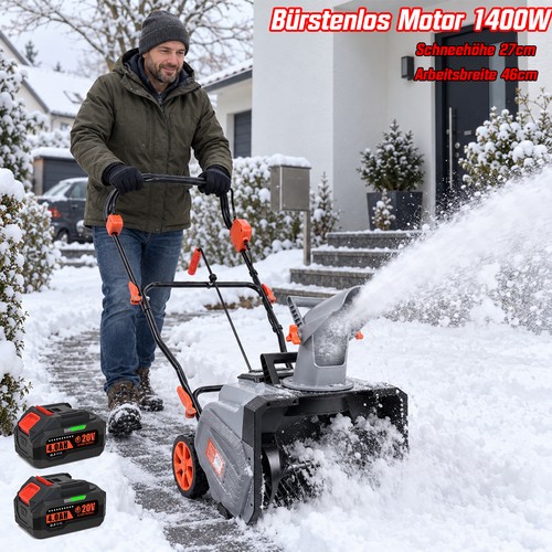 1400w 40v akku schneeschieber - 1400w,