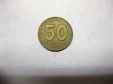 DDR,  50 Pfennig 1950, Fabrik + Pflug