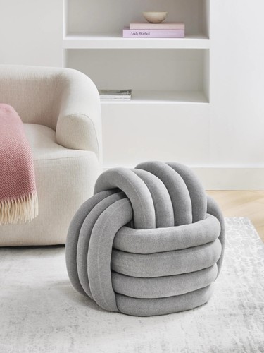 Westwing knoten pouf twist - knoten-pouf,