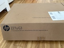 HP Z27U G3 QHD 27 USB-C Monitor inkl Ständer und Zubehör OVP DEFEKT Displayriss 