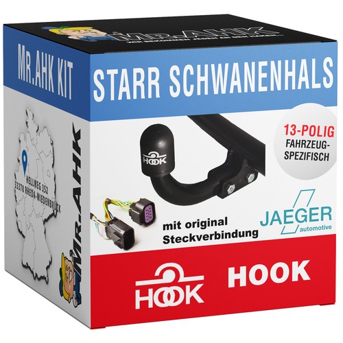Hook anhängerkupplung starr - hook,