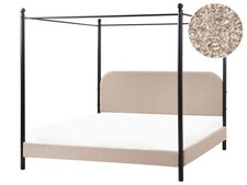 Himmelbett metall bouclé - himmelbett,