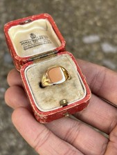 Vintage gold siegelring - 9, kt