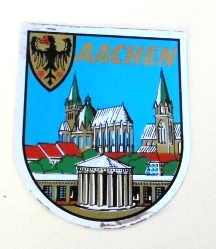 Souvenir aufkleber aachen - souvenir-aufkleber, dom