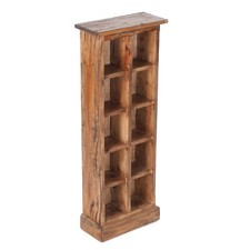 HOLZ CD & BÜCHERREGAL