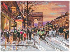 ARCH DE TRIOMPHE - Evening in