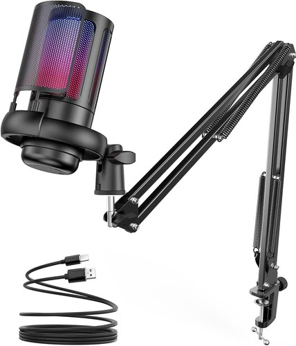 Gaming microphone rgb - pc,