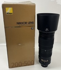 Nikon AF-S Nikkor 200-500mm f/5.6E ED VR Tele Objektiv  wie Neu vom Händler