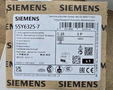 Siemens 5SY6325_7, C25, 400V, Leitungsschutzschalter, Breaker