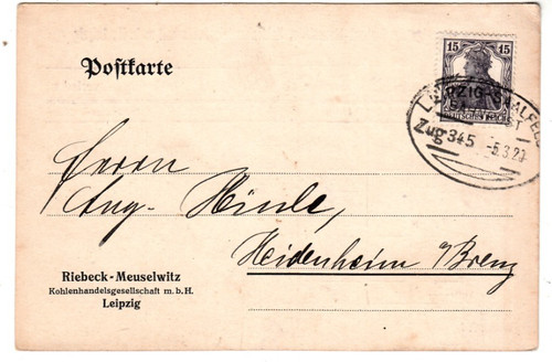 Firmen postkarte firma - ak,