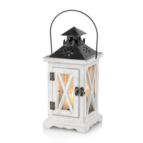 Laterne windlicht holz - windlicht,