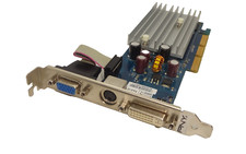 PNY VERTO GeFORCE 6200 512MB DDR2 AGP GRAFIKKARTE TV-OUT VGA DVI #GK11688