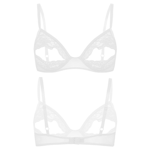 Damen transparente offene - transparente,