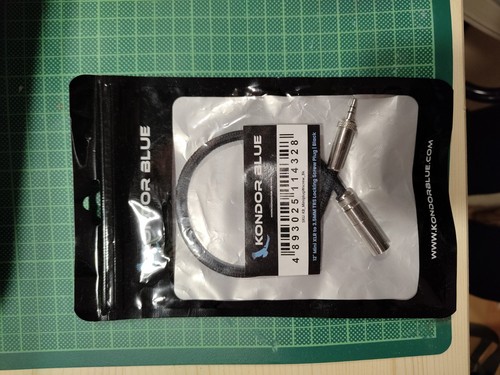 Kondor blue xlr kabel - kabel, 12"mini