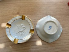 2 Aschenbecher Porzellan von