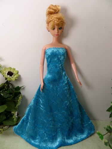 Pannesamt kleid türkis - 💙pannesamt,