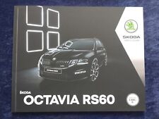 SKODA Octavia III Typ 5E "RS 60" Sondermodell Prospekt 10.2019