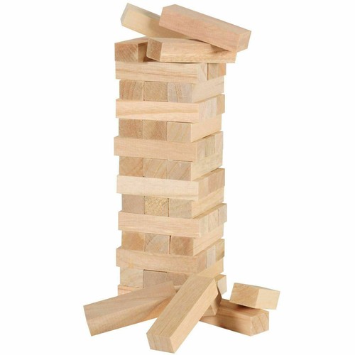 Klassisches holzblock turm - klassisches,
