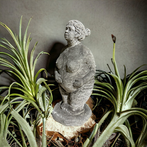 Elegante steinfigur dicke - elegante,