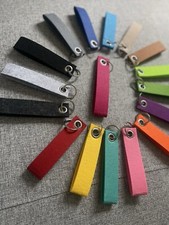 Filz Schlüsselanhänger Rohling Blanko für DIY Gravur Plotten Basteln Geschenk