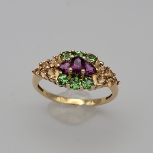 Goldring 585 mit rhodolit - mit,