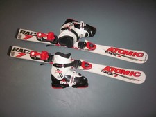 Kinderski Atomic Race 7  100cm. Skischuhe Dalbello, Gr. 32/33 MP 21