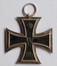 Eisernes Kreuz, EK2 1914, original 1.Weltkrieg, Öse repariert