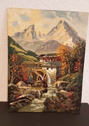 Watzmann ölgemälde ertel - Ölgemälde,