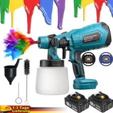 Für Makita 18V Farbsprühsystem / Akku Elektrische Farbspritzpistole Sprühpistole
