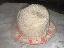 Kinder Hut Strohhut Sonnenschutz Mädchen 4-7 Jahre Uv Schutz